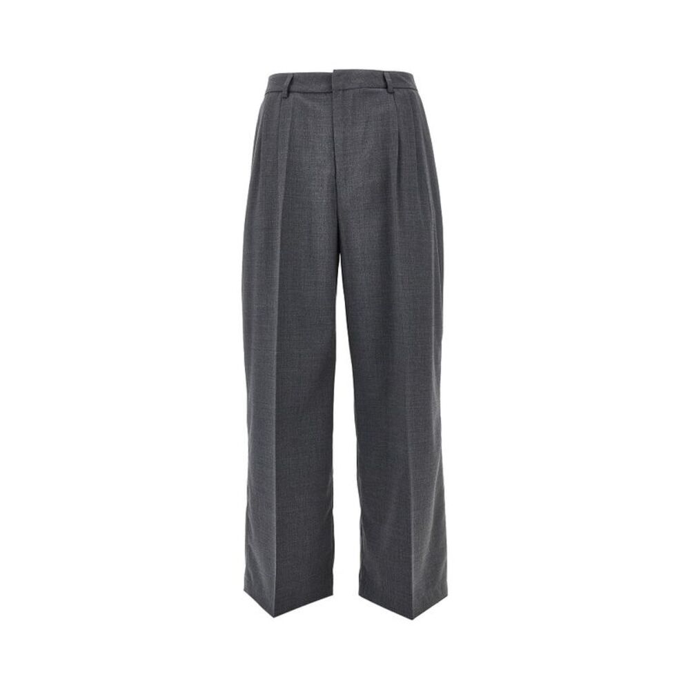 Thestroy Men Double Dart Light Wool Pants